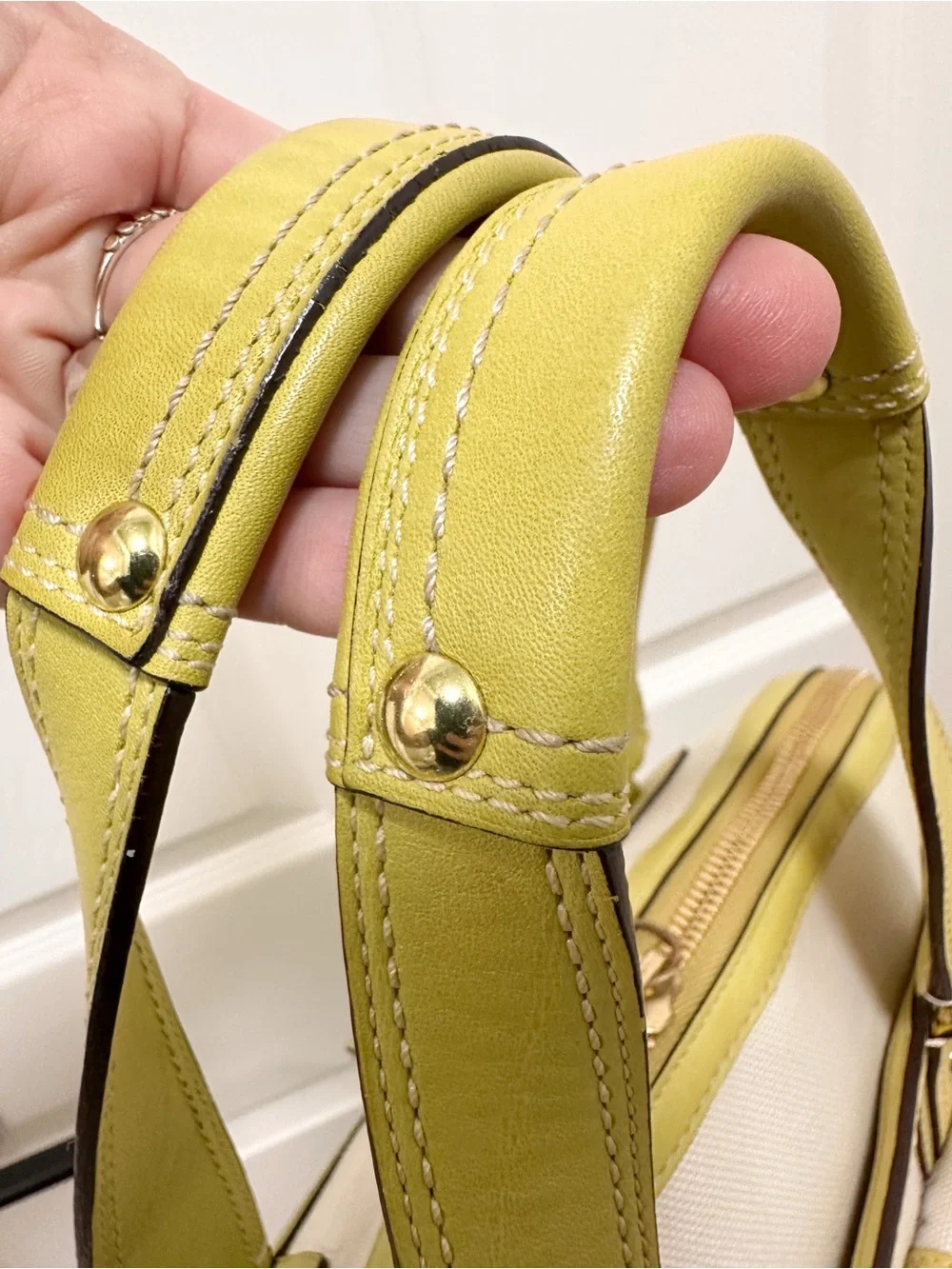 Coach Hamptons Miranda Weekender Carryall Large Satchel Travel Bag